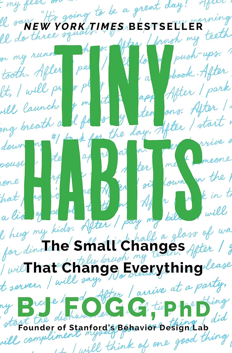 Tiny Habits by BJ Fogg — book cover